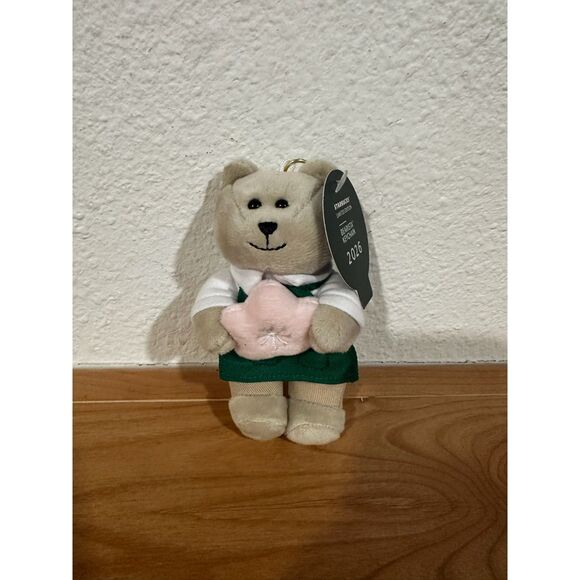 Starbucks 2026 Cherry Blossom Bearista Keychain NWT - Picture 2 of 4